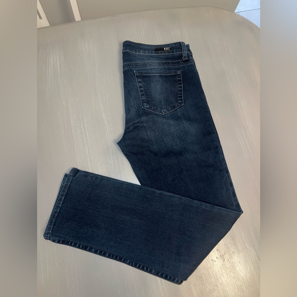 Kut from the Kloth Dark Blue Straight Leg Jeans